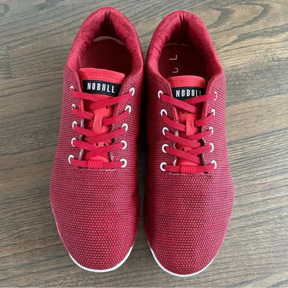 NoBull Fire Heather Red Superfabric Trainers Men 13 Women 14.5